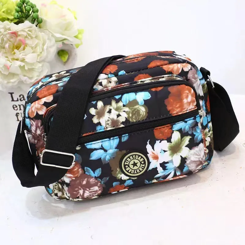 Women's Floral Cloth Stall Night Market Large Crossbody Bags