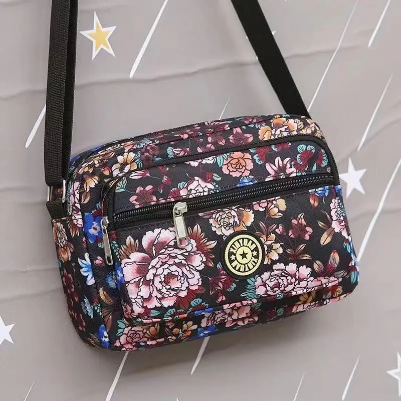 Women's Floral Cloth Stall Night Market Large Crossbody Bags