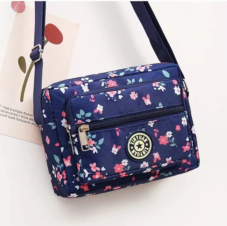 Women's Floral Cloth Stall Night Market Large Crossbody Bags