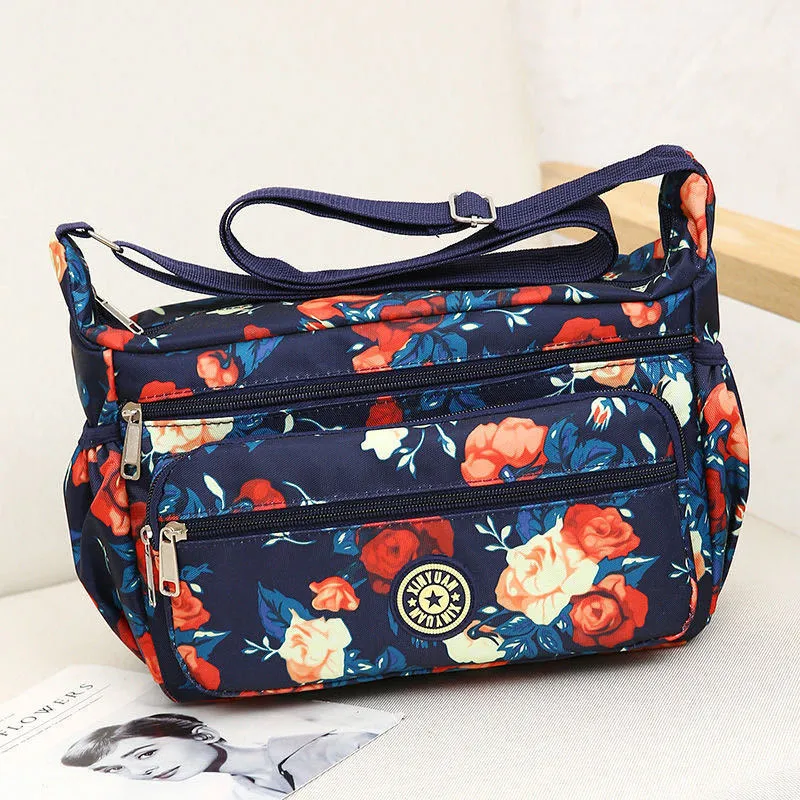 Women's Floral Cloth Stall Night Market Large Crossbody Bags