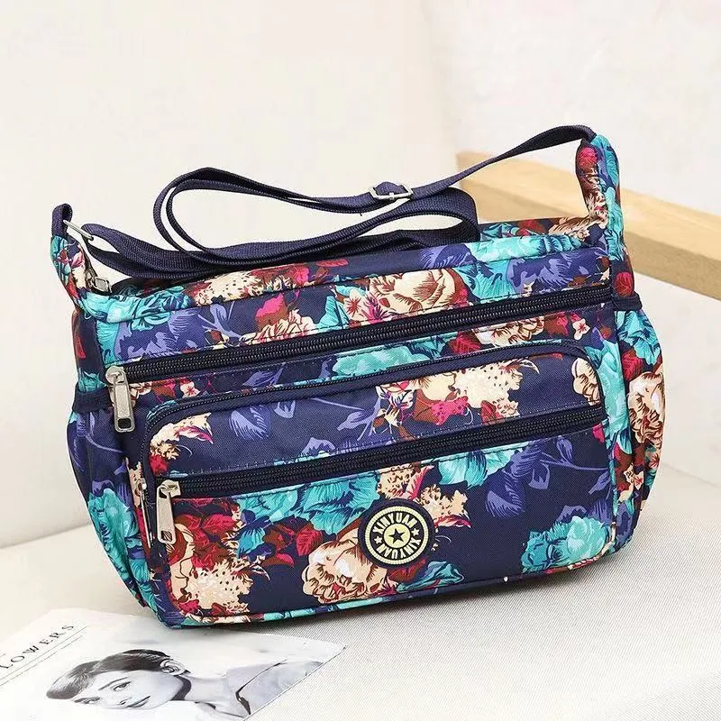 Women's Floral Cloth Stall Night Market Large Crossbody Bags