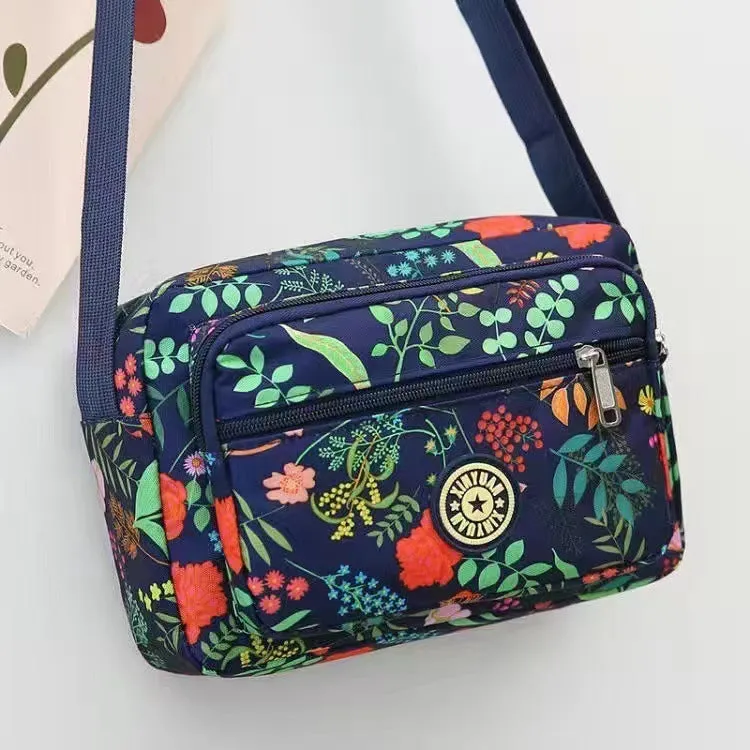 Women's Floral Cloth Stall Night Market Large Crossbody Bags