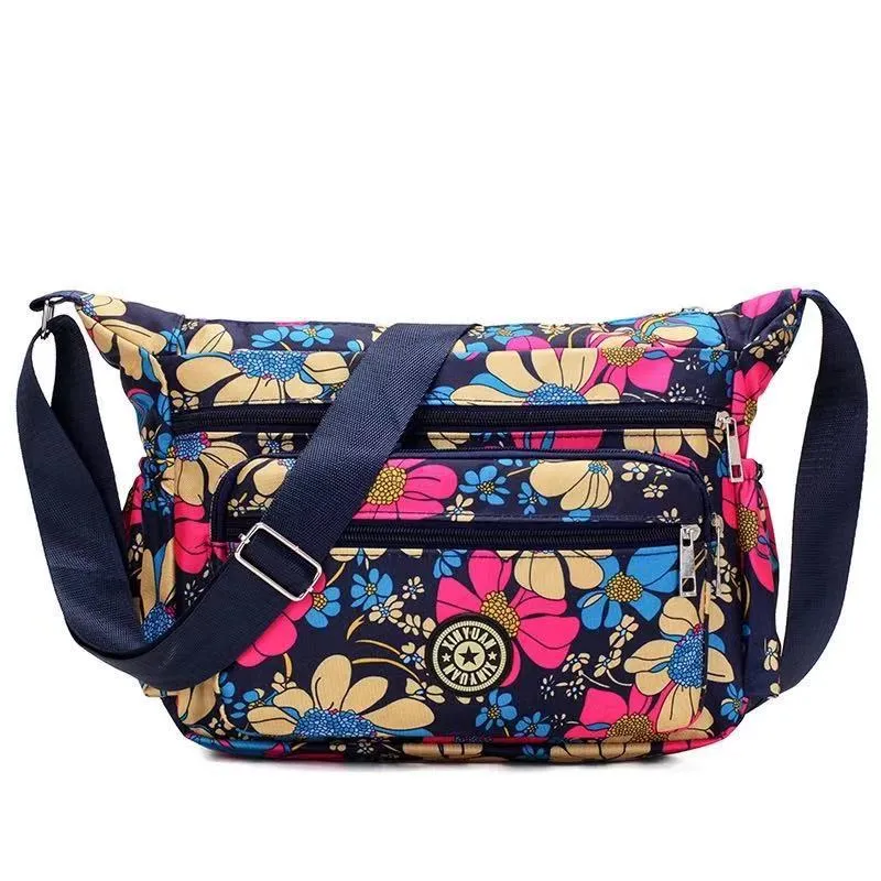 Women's Floral Cloth Stall Night Market Large Crossbody Bags