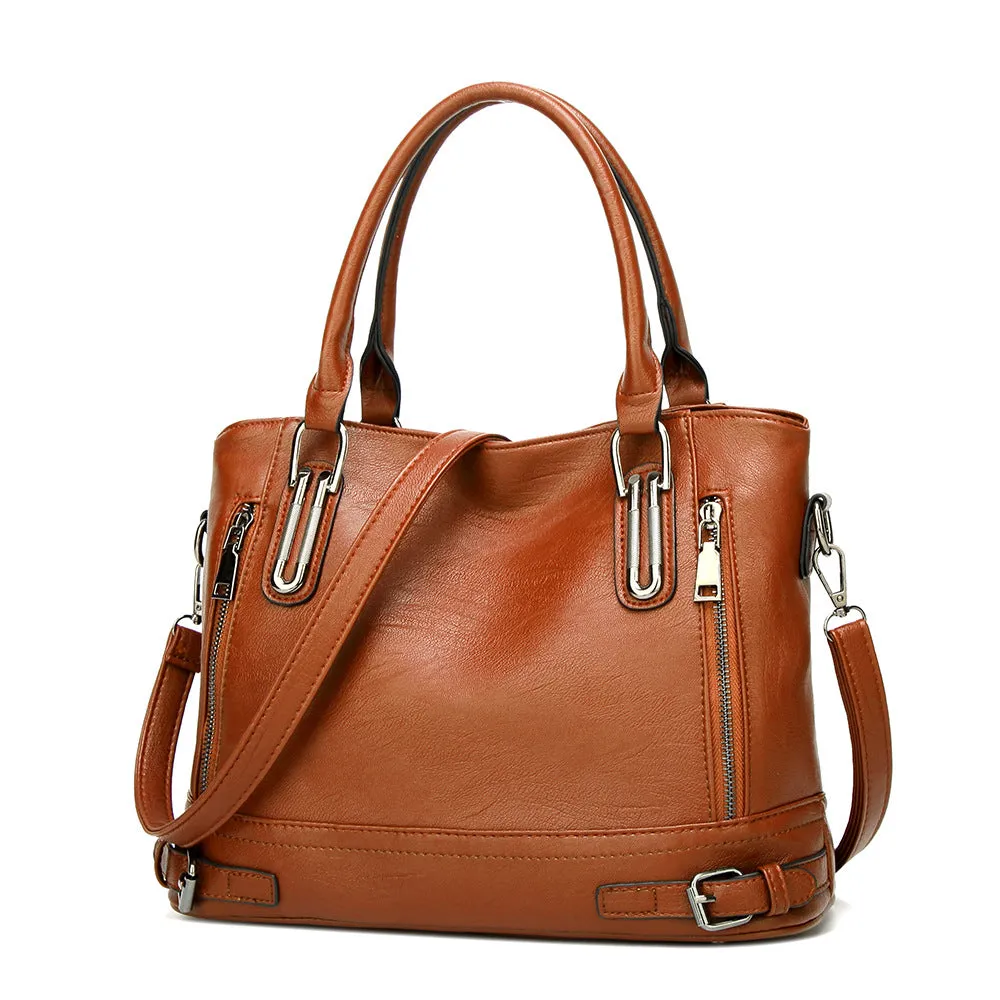 Women's Zipper Travel Bag Shoulder Messenger Bag