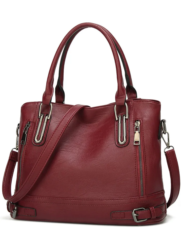 Women's Zipper Travel Bag Shoulder Messenger Bag
