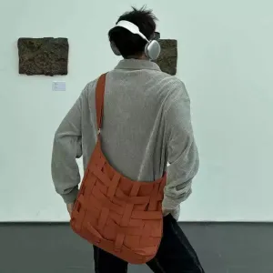 Woven Shoulder Bag