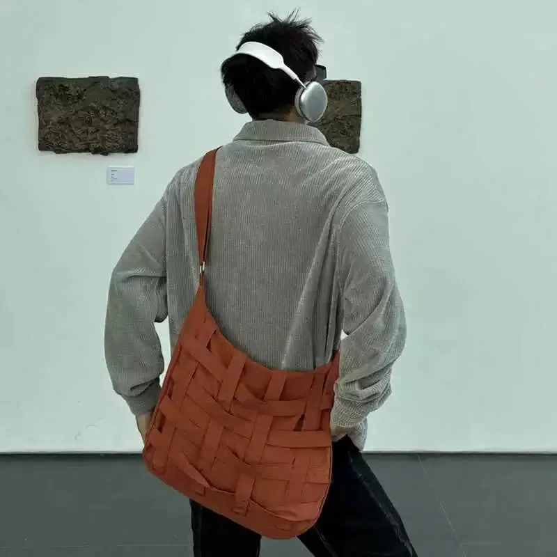 Woven Shoulder Bag