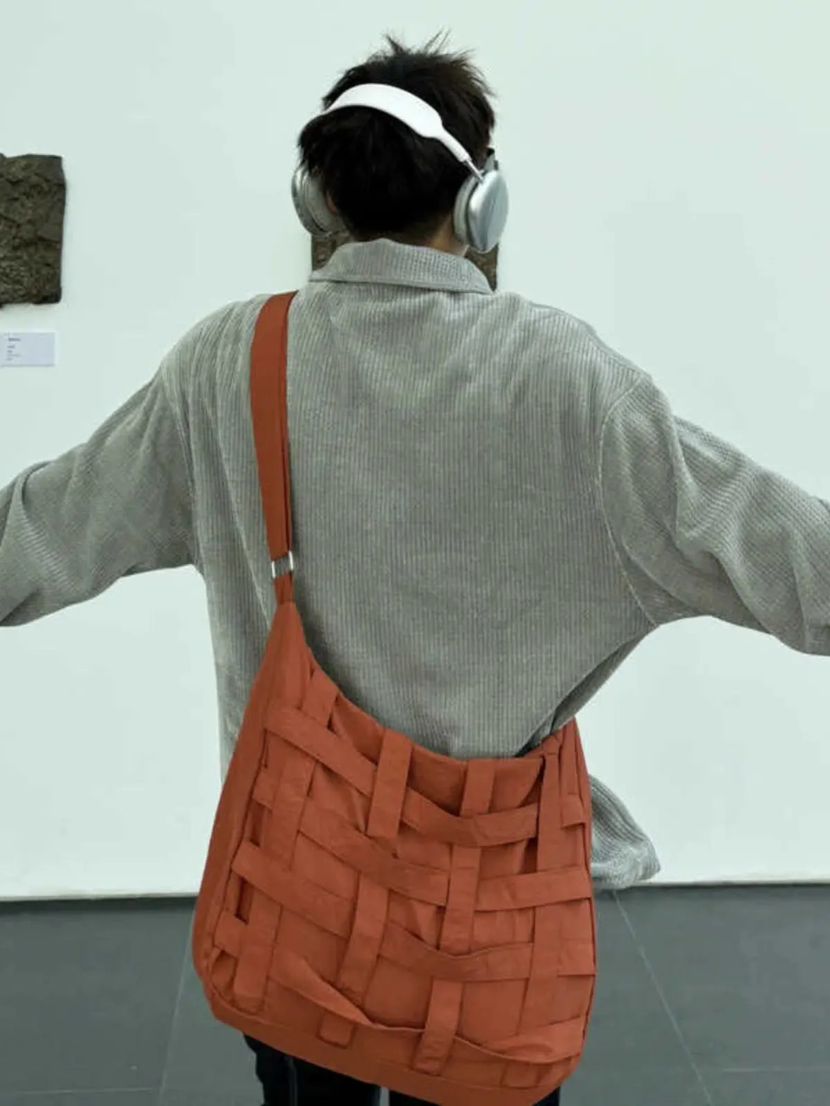 Woven Shoulder Bag