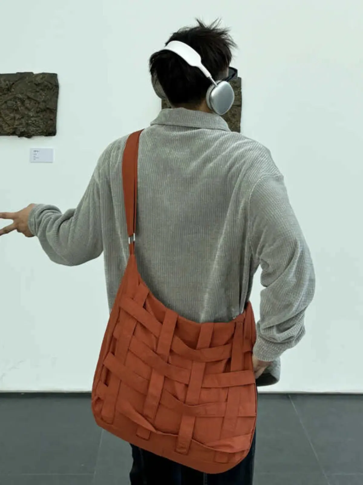 Woven Shoulder Bag