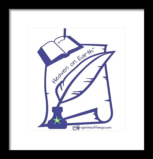 Writer Heaven On Earth - Framed Print