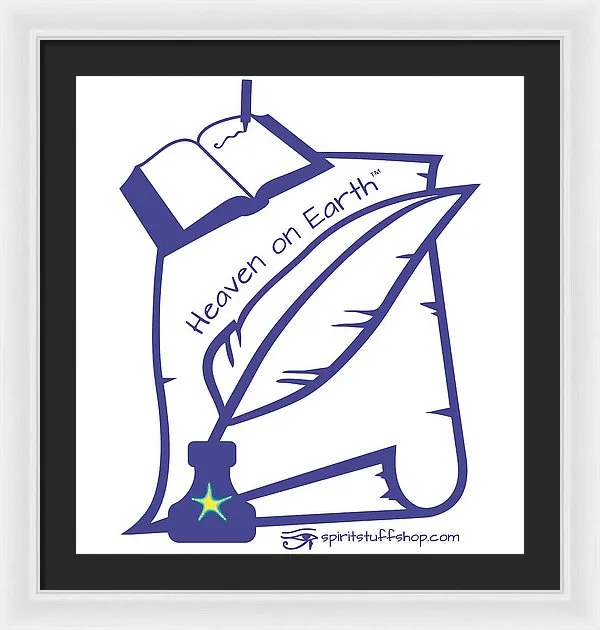 Writer Heaven On Earth - Framed Print