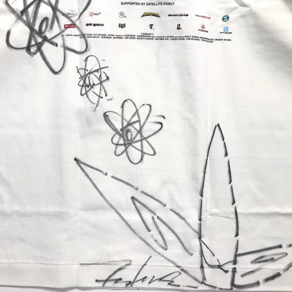 [XL] A Bathing Ape Bape x Futura / Stash Vintage Command Z Tee (Hand Signed)