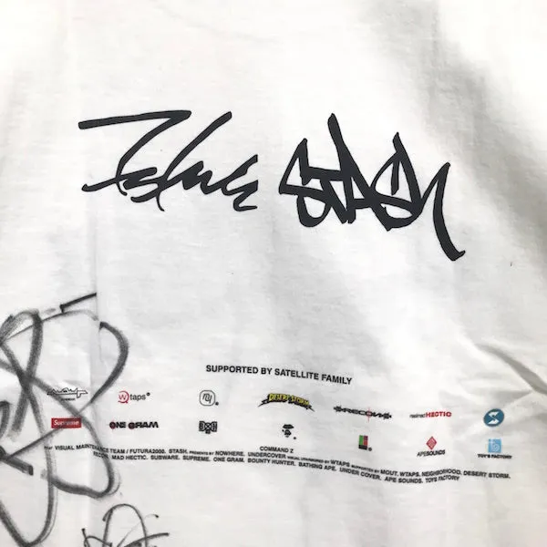 [XL] A Bathing Ape Bape x Futura / Stash Vintage Command Z Tee (Hand Signed)
