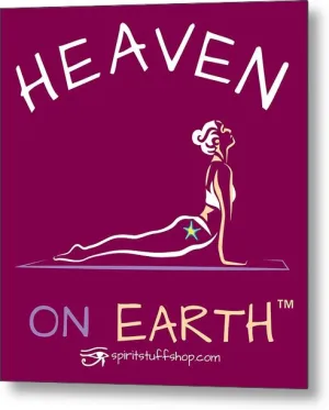 Yoga Heaven On Earth - Metal Print