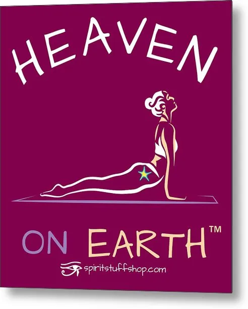 Yoga Heaven On Earth - Metal Print