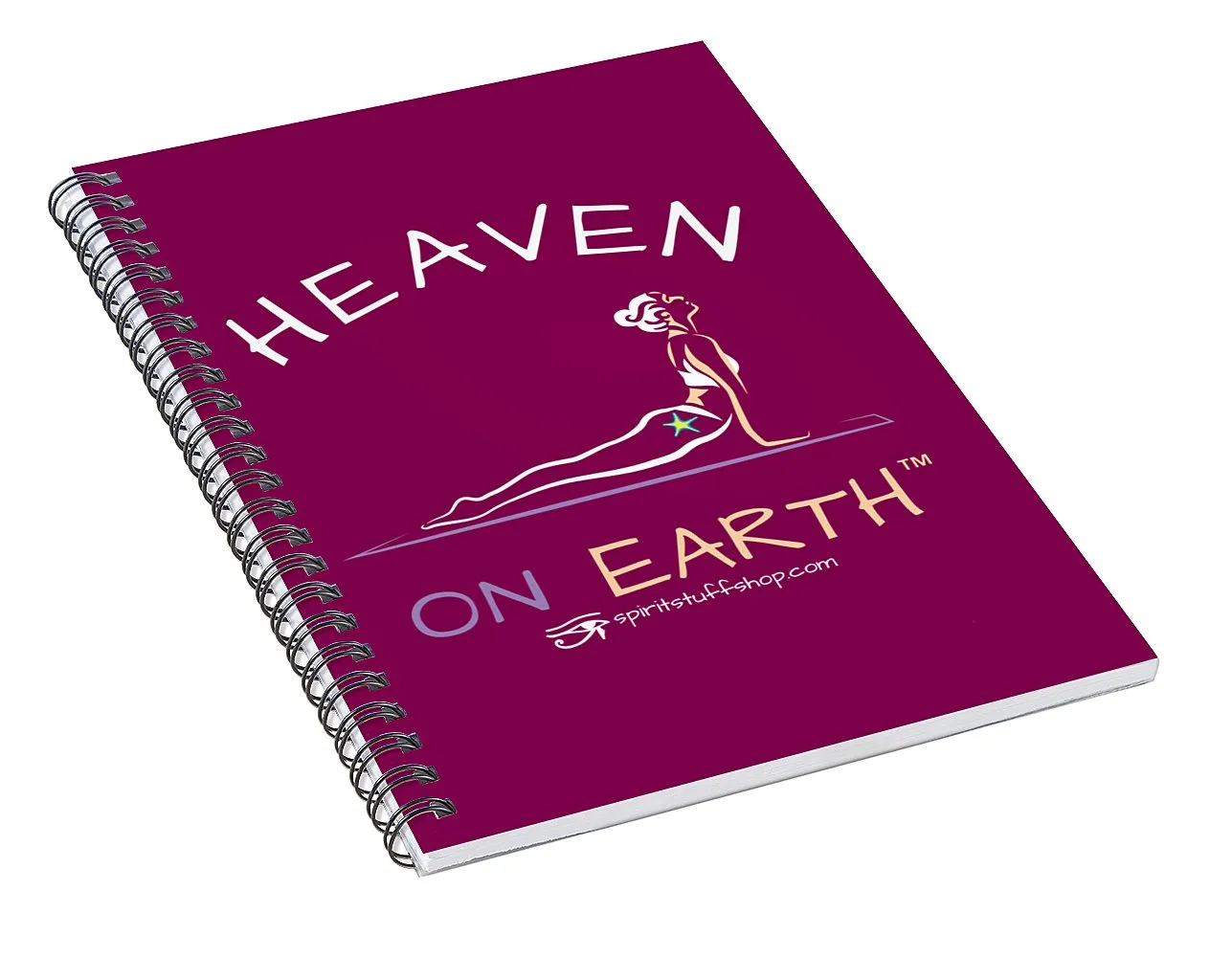 Yoga Heaven On Earth - Spiral Notebook