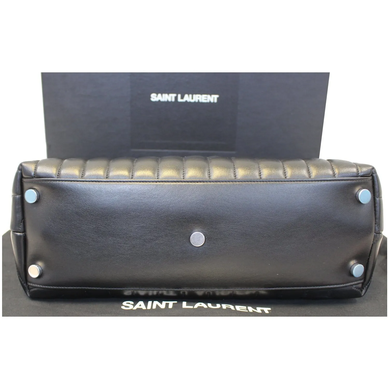 YVES SAINT LAURENT Large Loulou Calfskin Matelasse Chain Shoulder Bag