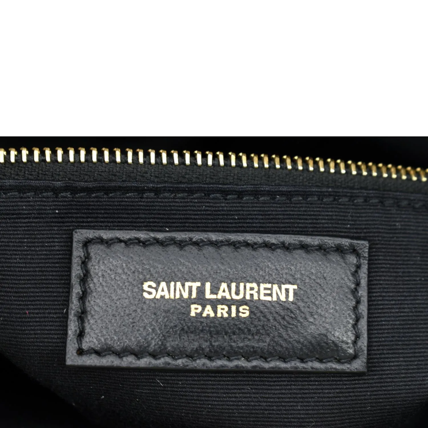 YVES SAINT LAURENT Tribeca Medium Grain De Poudre Leather Shoulder Bag White