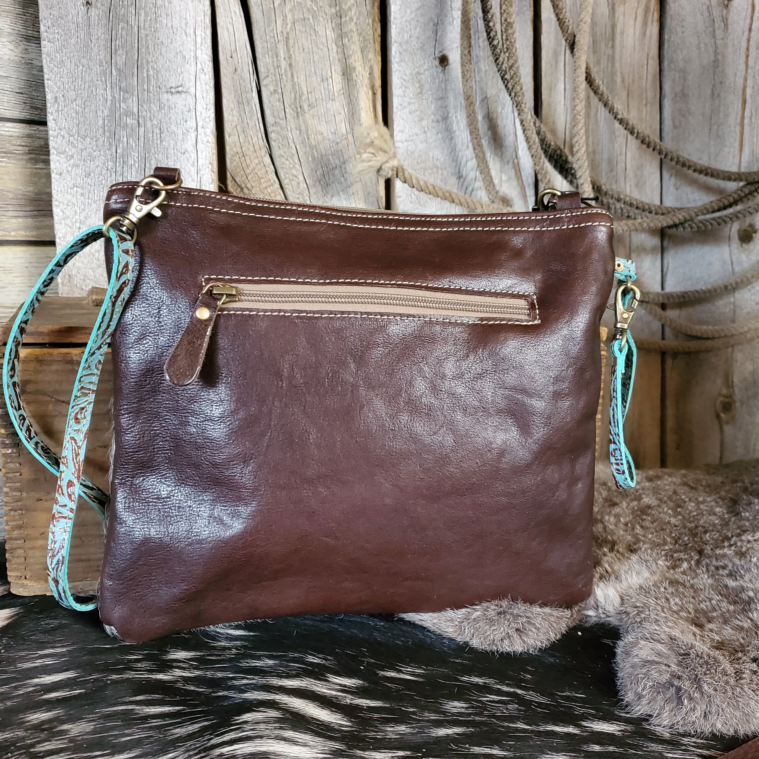 Zapata Leather and Hairon Bag